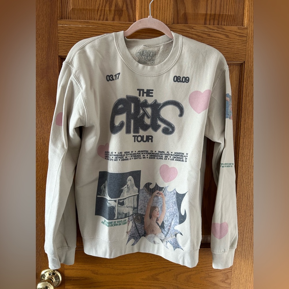 Taylor Swift The Orange State The Eras Tour sweatshirt size S